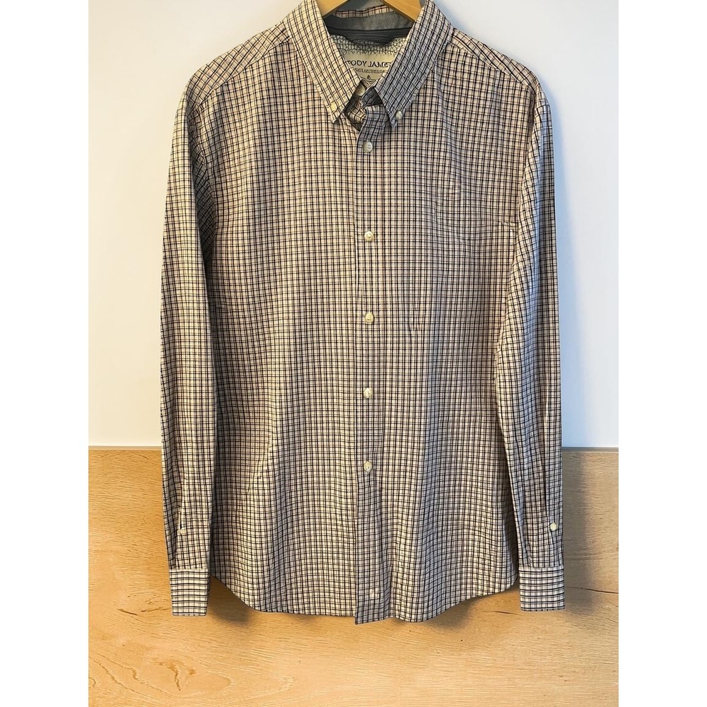 Cody James Button Down Plaid Checked Blue & Red Western Men's Large Shirt NWOT